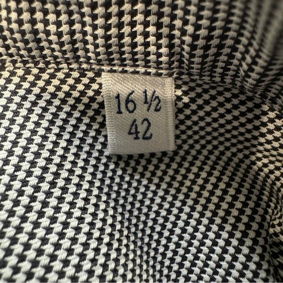 Stenströms Fitted Body Gray Twill Shirt Men’s 16.5 42 - Picture 8 of 8